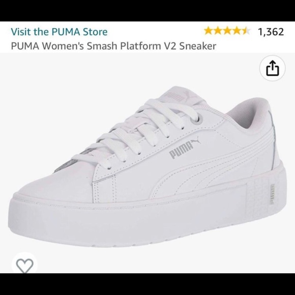 Women’s Puma Smash Platform Sneakers - Picture 1 of 1